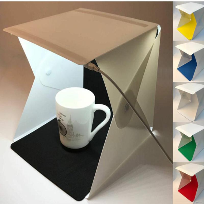 Photography Lighting And Background - 【C】Portable LED Photo Studio Light Box