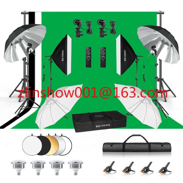 Photography Lighting Umbrella - Photo Studio Equipment 2.6*3m/2*3m Background Stand