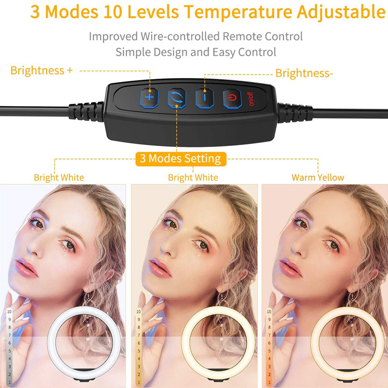 6/10/12 Inch LED Selfie Ring L - Photography Lighting Tent recension och pris