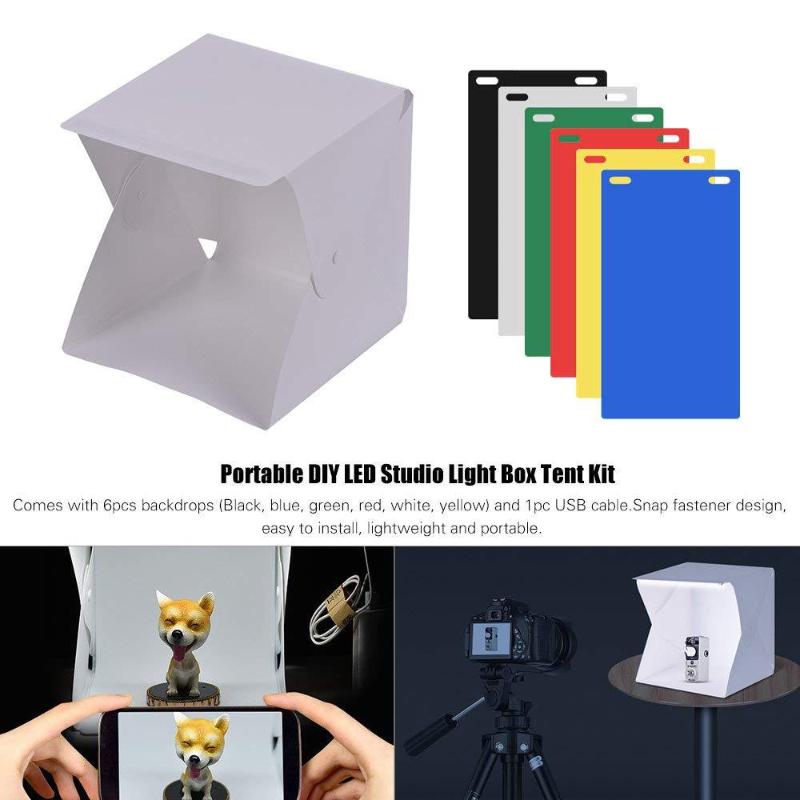 【C】Portable LED Photo Studio L - Photography Lighting And Background recension och pris