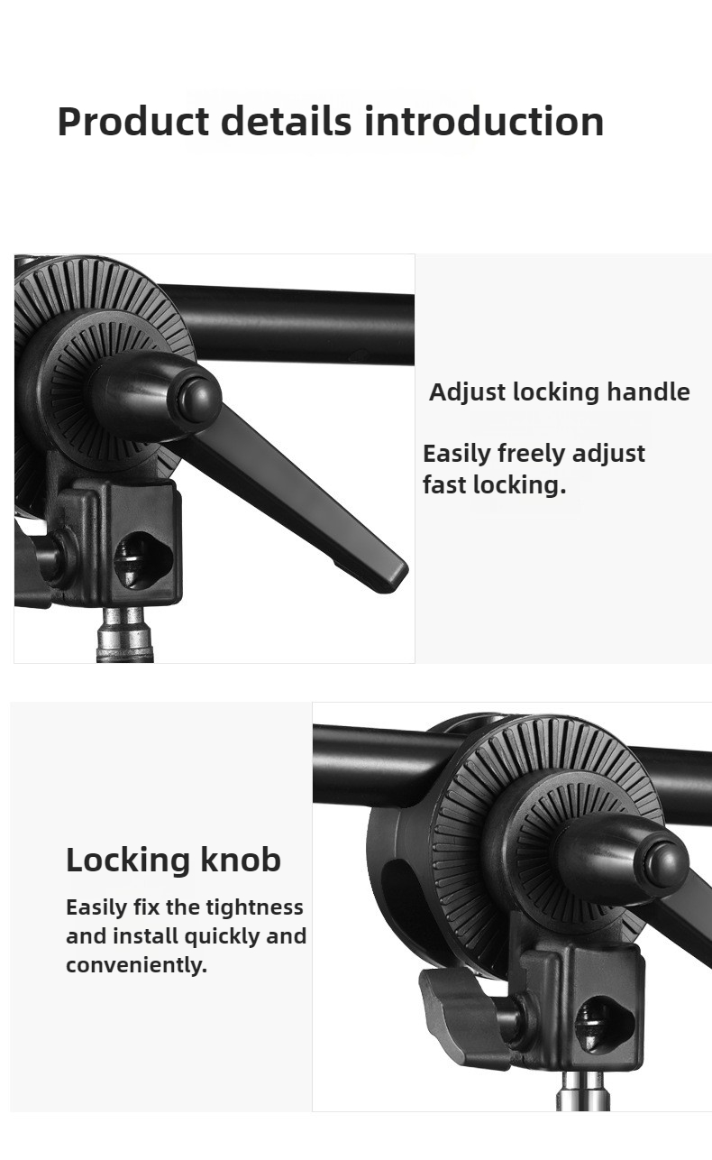 Swivel Dual Head Grip Holder B - Reflector Arm Clamp recension och pris