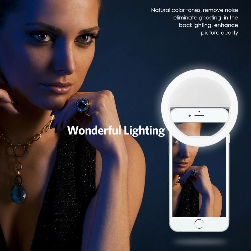 USB Charging LED Selfie Ring L - Photography Lighting Effects recension och pris