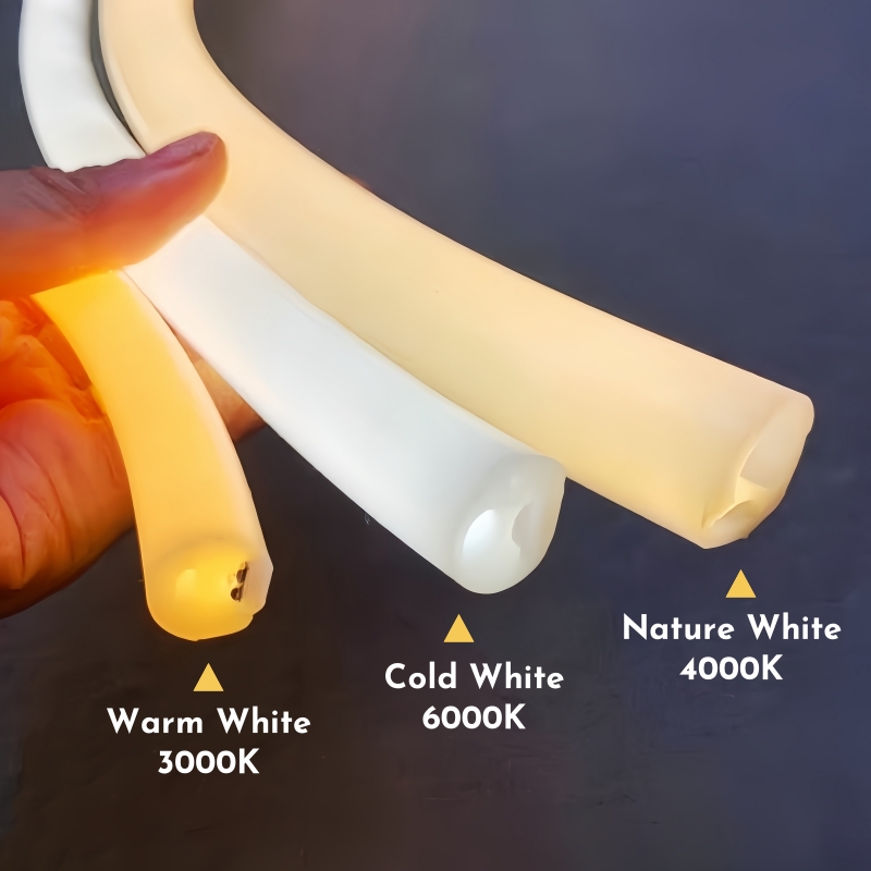 8/10/12mm Round Neon LED Strip - Diffusion Material Roll recension och pris
