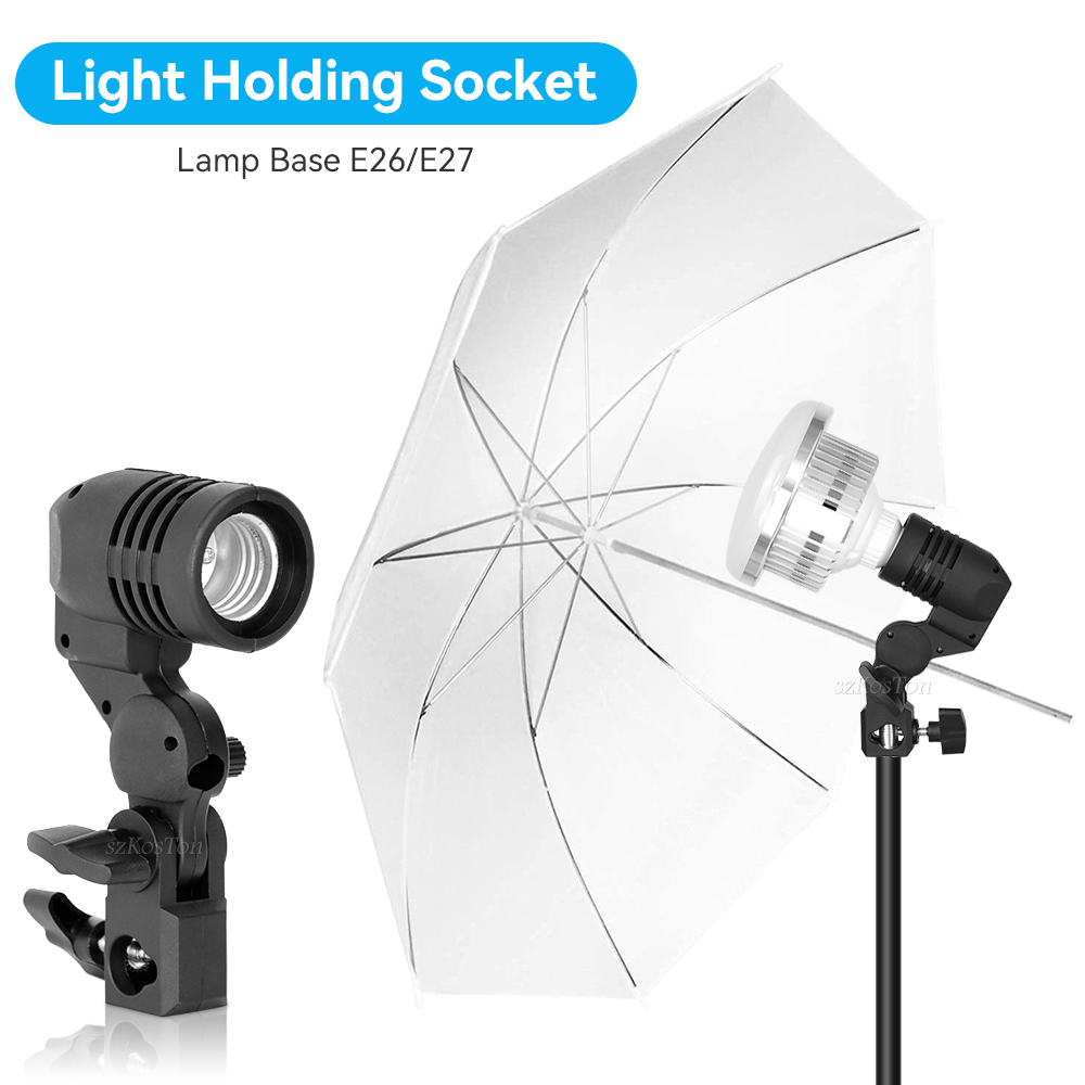2PCS/1PC E27 Single Head Bulb  - Photography Lighting Umbrella recension och pris