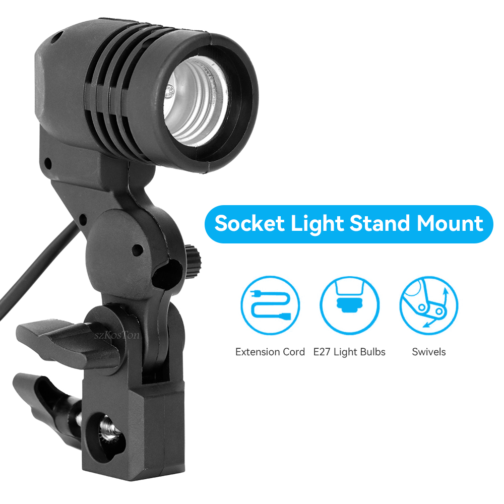 2PCS/1PC E27 Single Head Bulb  - Photography Lighting Umbrella recension och pris