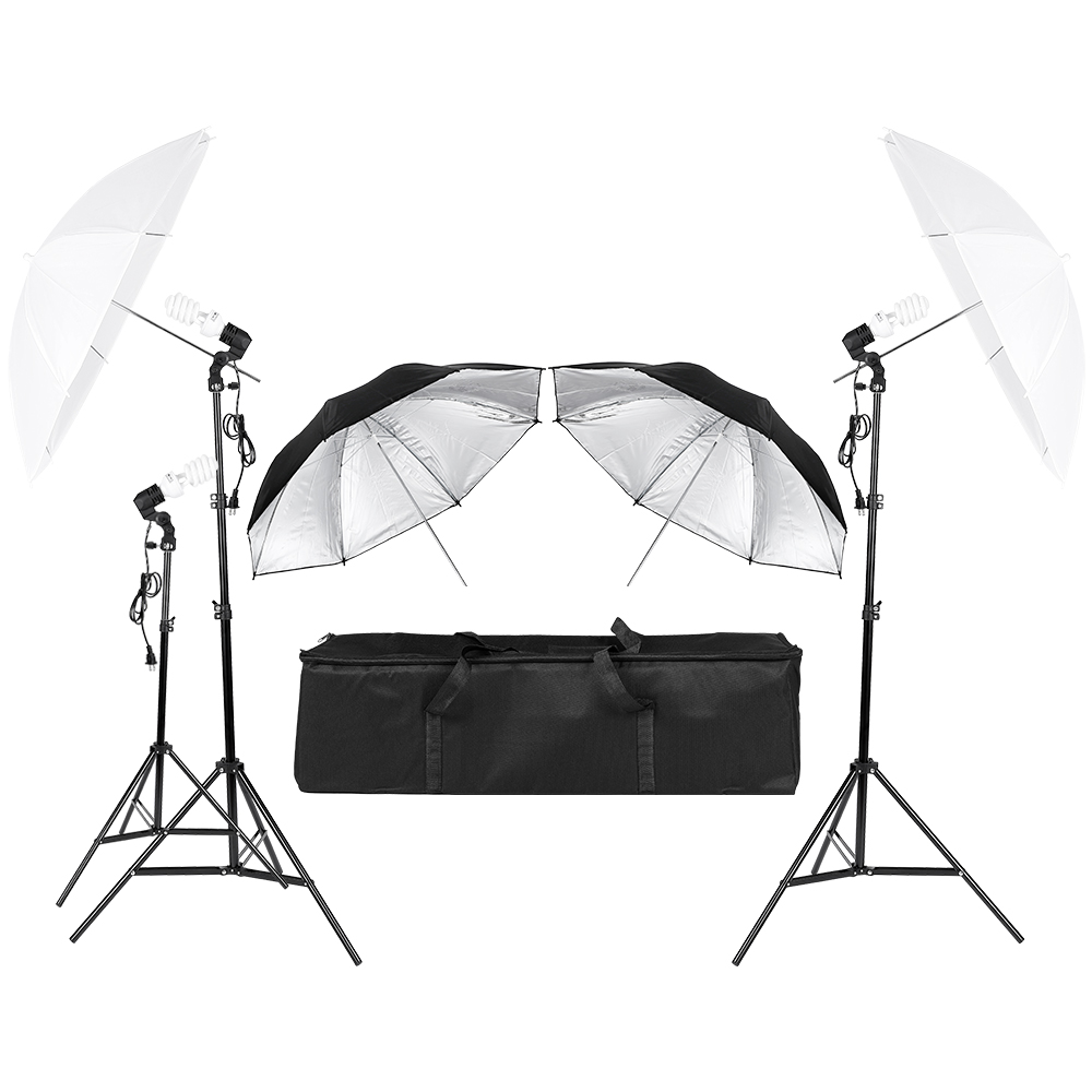 3*45W Photography Photo Video  - Photography Lighting Umbrella recension och pris