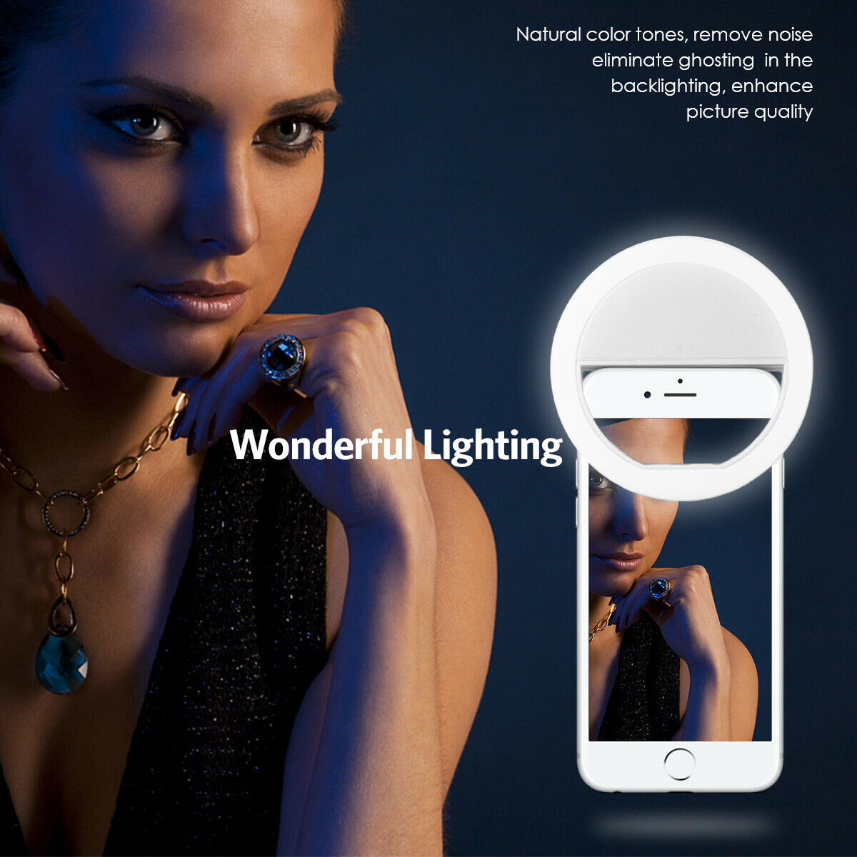 USB Charge Led Selfie Ring Lig - Photography Lighting Tent recension och pris