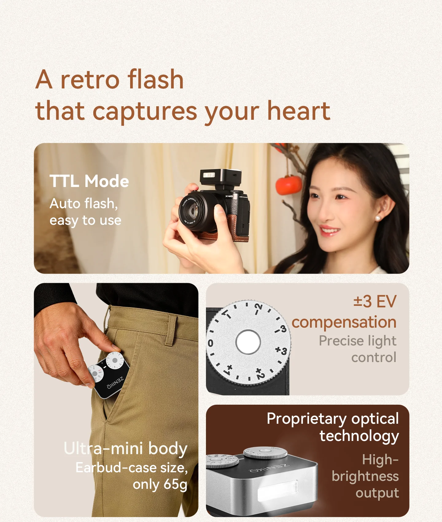 ZENIKO ZT12 Compact Retro TTL  - Photography Lighting Brands recension och pris