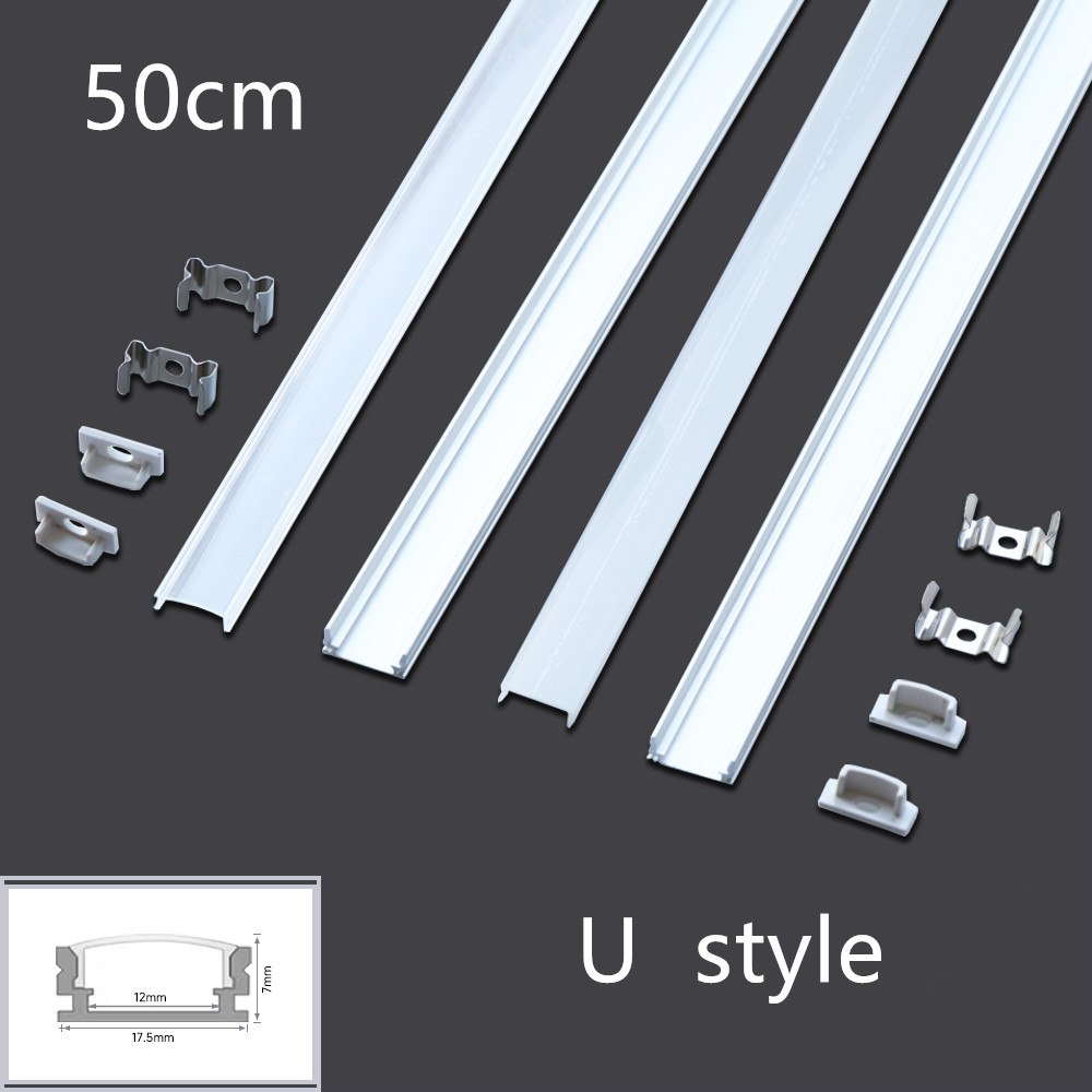 LED 50cm Aluminium Channel for - Diffusion Material Roll recension och pris