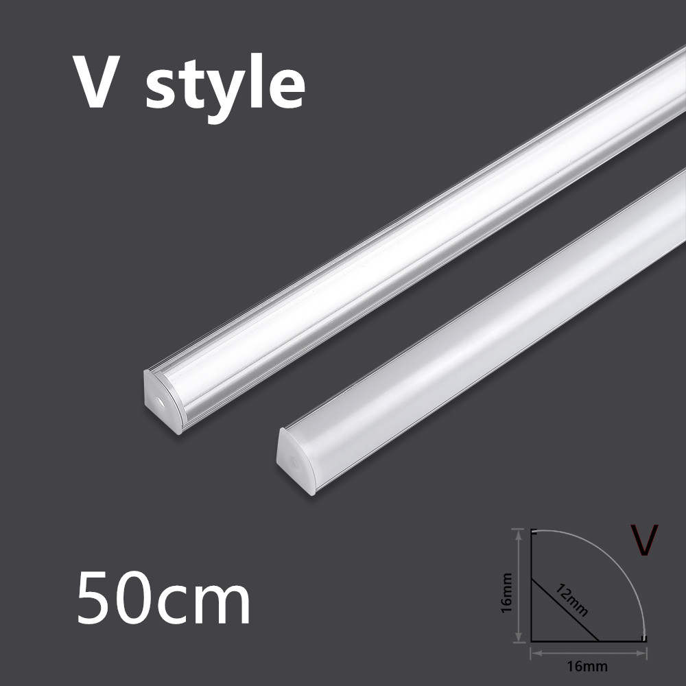 LED 50cm Aluminium Channel for - Diffusion Material Roll recension och pris
