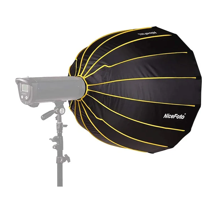 NiceFoto LED 35inch/90cm Quick - Parabolic Umbrella Deep recension och pris