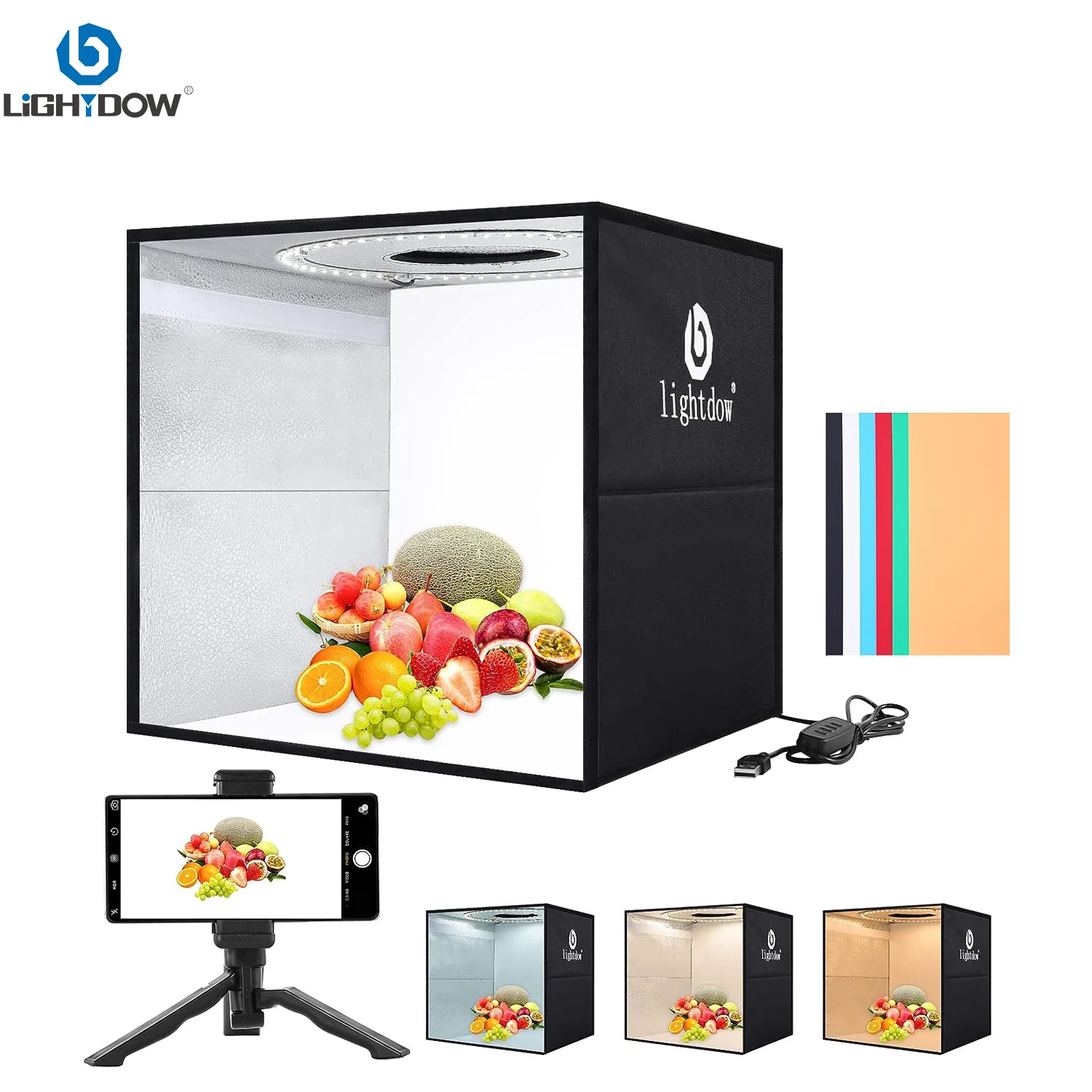 Lightdow Dimmable Photo Box LE - Photography Lighting And Background recension och pris