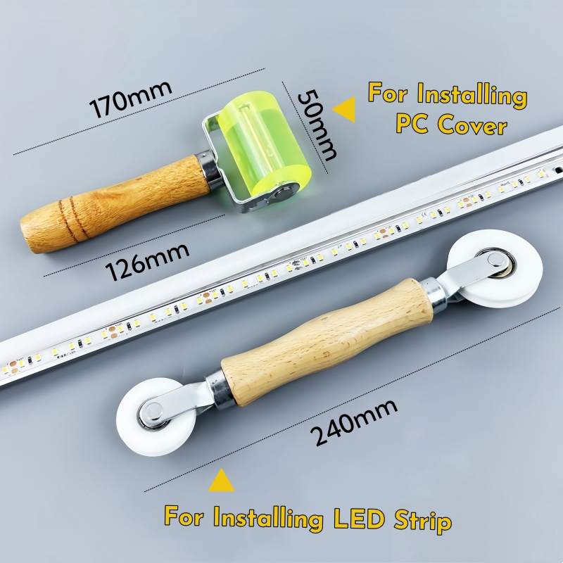 Press Edge Handle Roller LED S - Diffusion Material Roll recension och pris