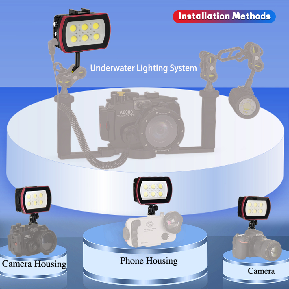Seafrogs Aluminum LED Diving L - Photography Lighting Brands recension och pris