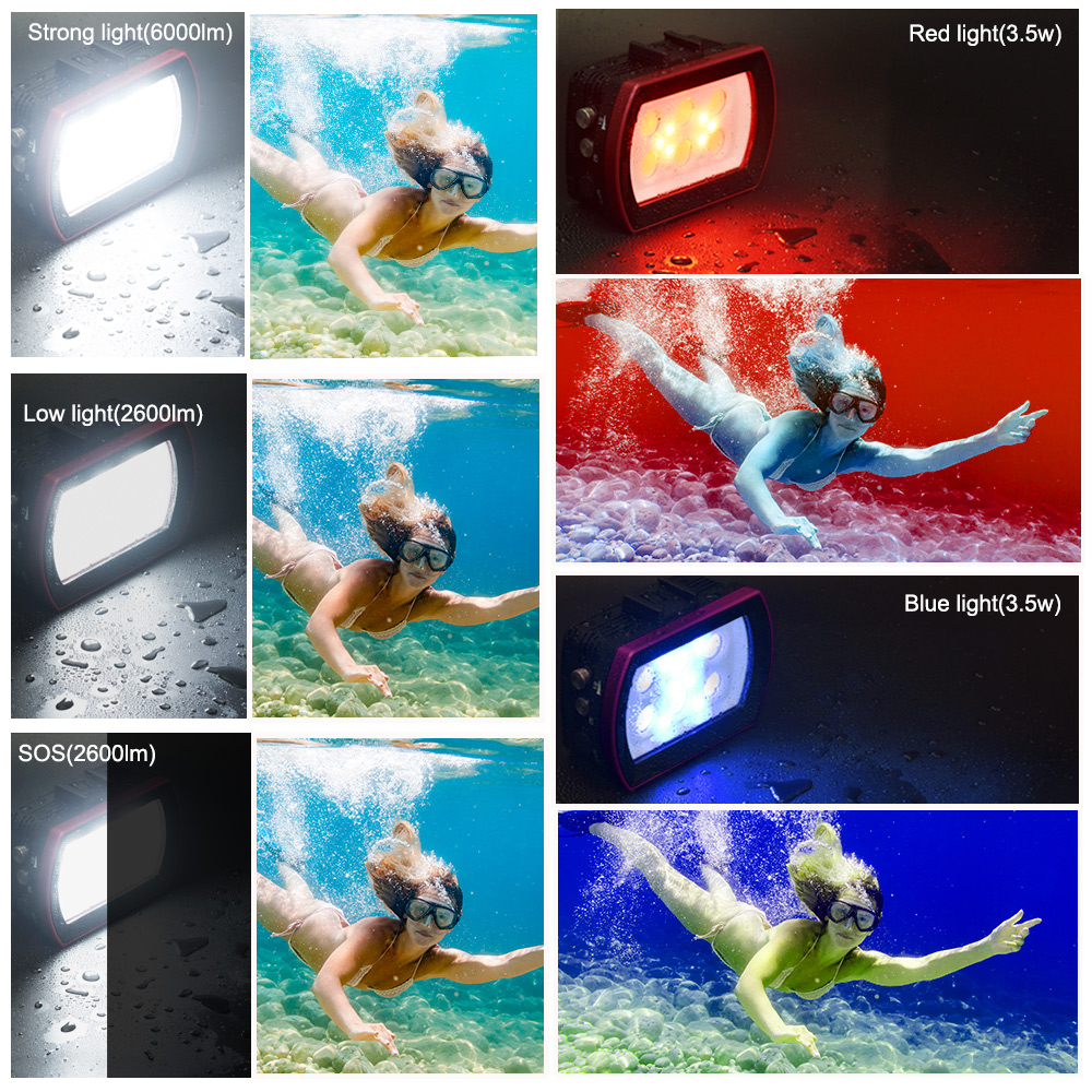 Seafrogs Aluminum LED Diving L - Photography Lighting Brands recension och pris